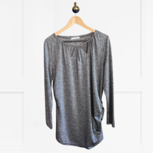 Dusud Metallic Tunic | One-of-a-Kind South African Design | Size 14